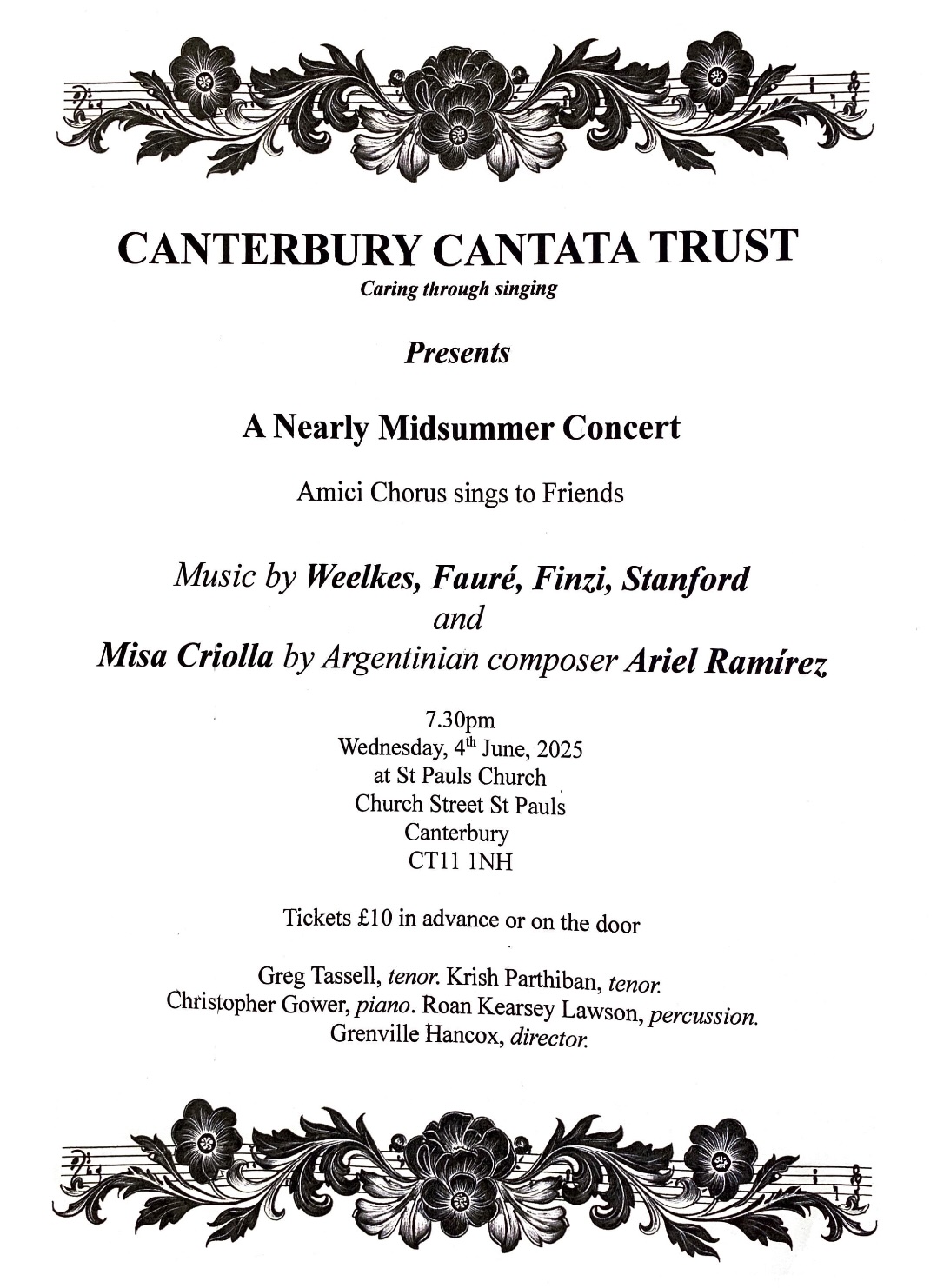 A Nearly Midsummer Concert”
