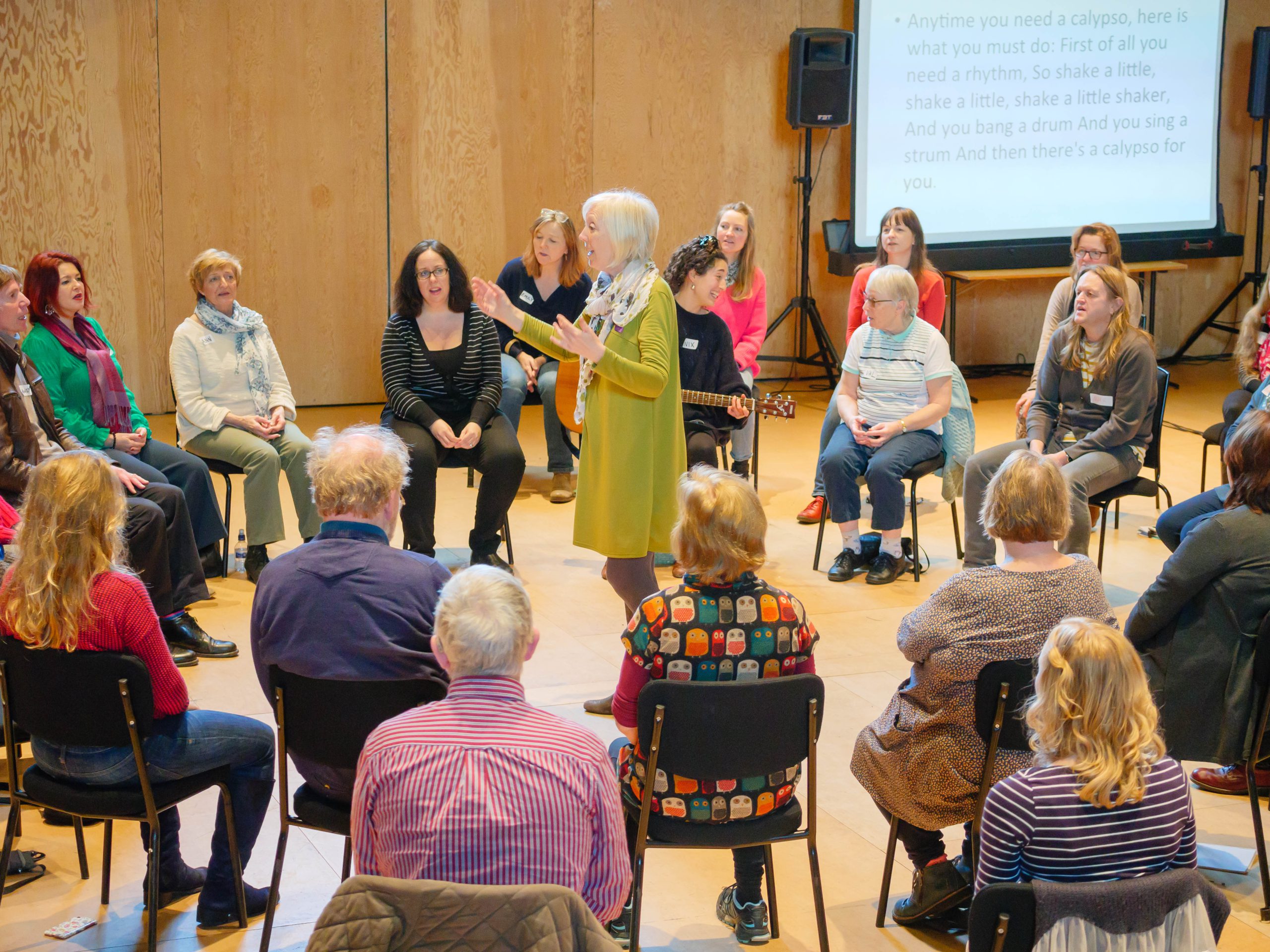 Singing to Beat Parkinson's training workshops at Snape Maltings